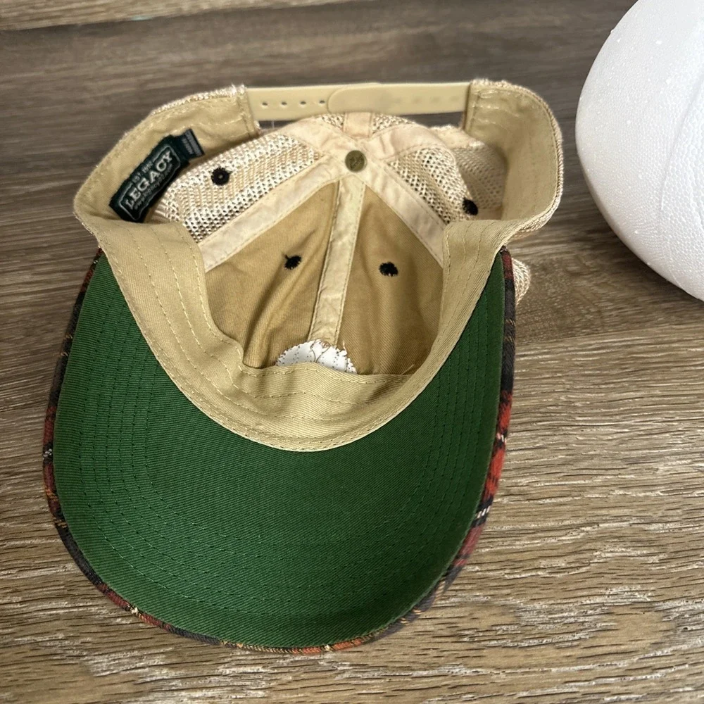 Billikens SLU Plaid Trucker Hat Red Tartan Mesh Adjustable Baseball Cap Legacy